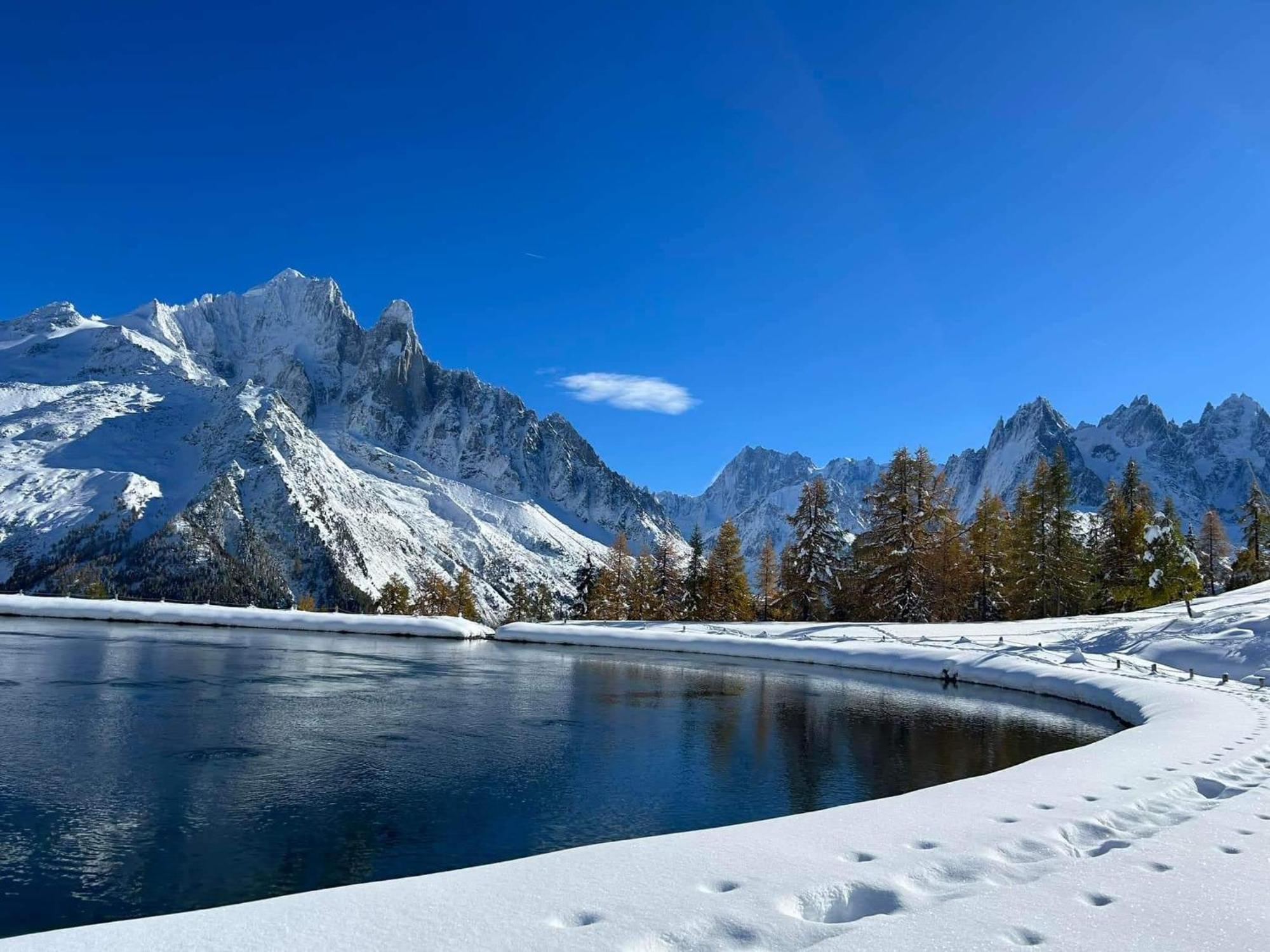 Happy Moose - Cosy Mont Blanc View Apartment Chamonix Luaran gambar